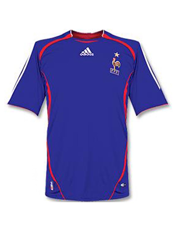 France maillot rétro maillot de football uniforme premier maillot de football pour hommes 2006